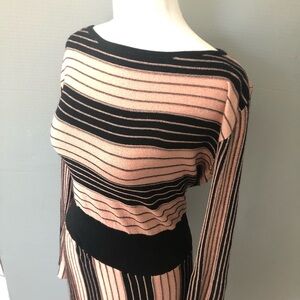 New York & Company Long Knit Women’s Elegant Form Fitting Dress L